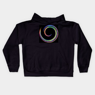 Colorful Twirl Kids Hoodie